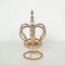 13" GOLD Metal Crown Spiral Pillar CANDLE HOLDER Stand Centerpiece Party Events